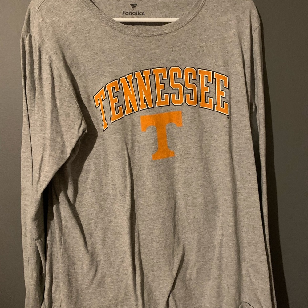 Large gray Tennessee Volunteers long sleeve T-shirt